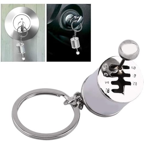 Mini Metal Car Shifter Keychain