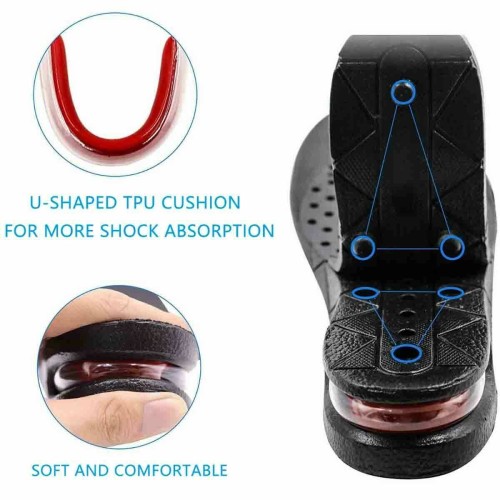 Height Increase Insole 3-Layer Air Cushion Heel