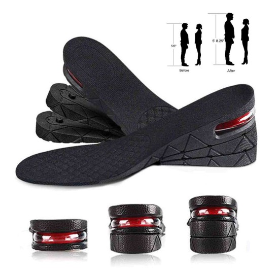 Height Increase Insole 3-Layer Air Cushion Heel