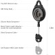Kiwi Design Silent VR Cable Management Pulley System Foor Oculus Quest 2 - 1 Pcs Black