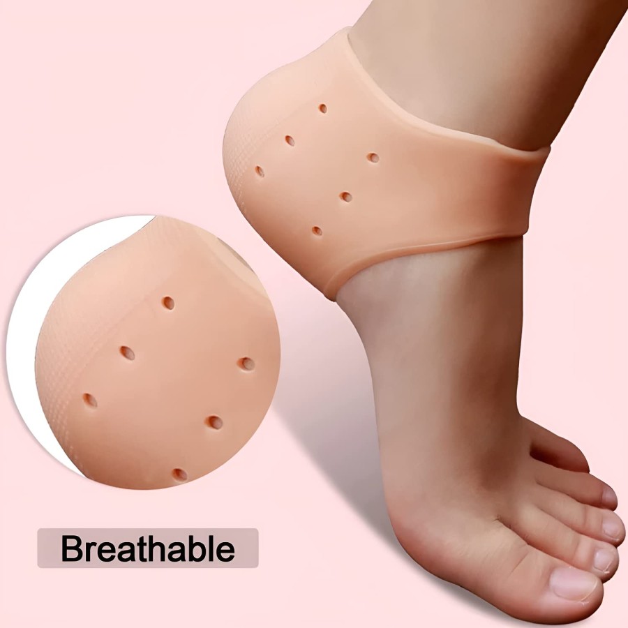Silicon Socks Gel Heel Pad for Pain Relief Silicon Socks Gel Heel Pad for Pain Relief