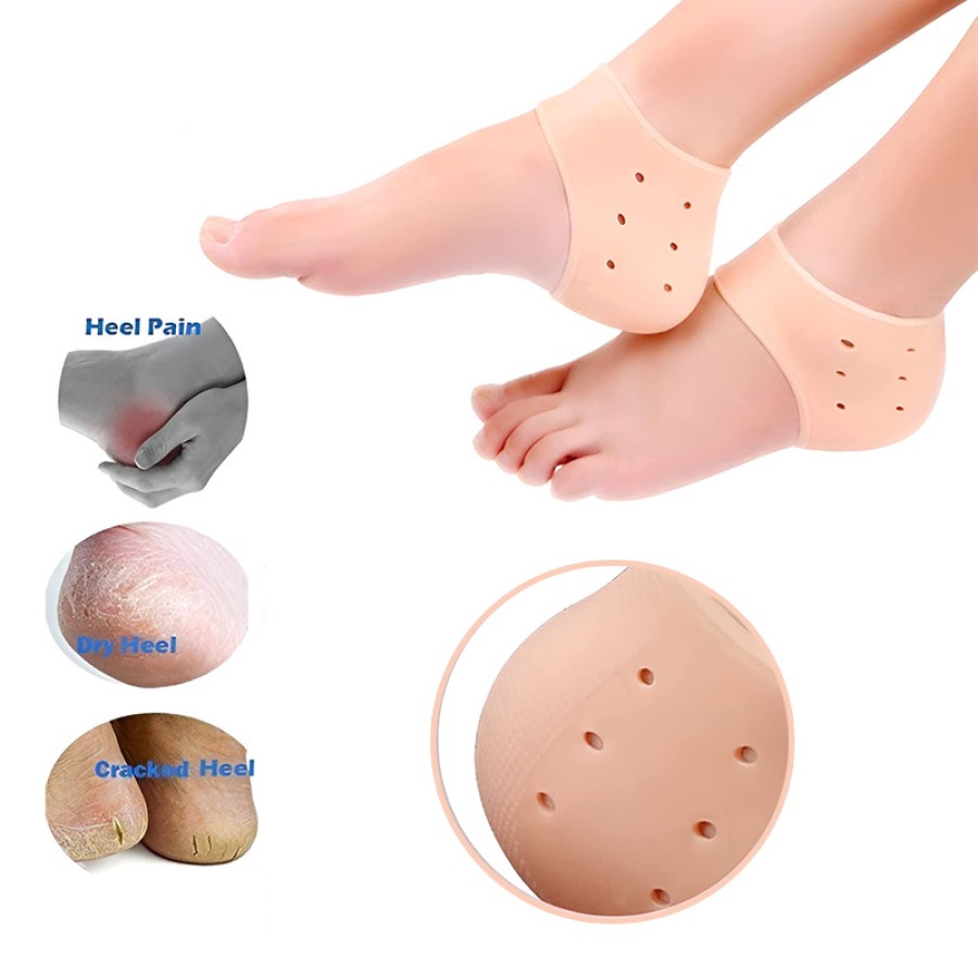 Silicon Socks Gel Heel Pad for Pain Relief Silicon Socks Gel Heel Pad for Pain Relief