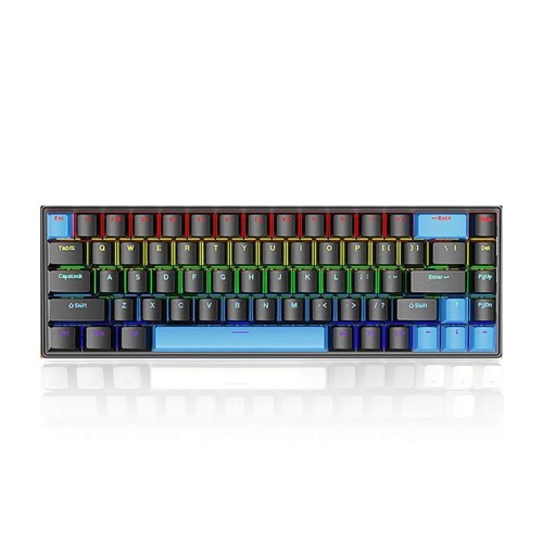 Skylion K68 Wired Mechanical RGB Gaming Keyboard - Black & Blue