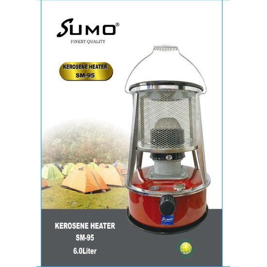Sumo Portable Kerosene Stove Heater, 4.5L Oil Heater ele