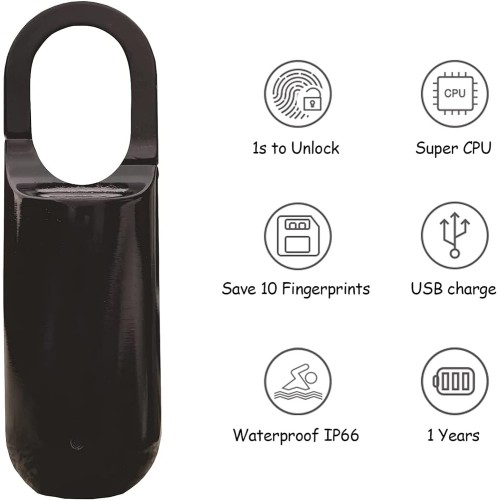 Smart Keyless Fingerprint Padlock