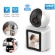 1080P WiFi Indoor Security Camera with AI Tracking & 2.8" Display
