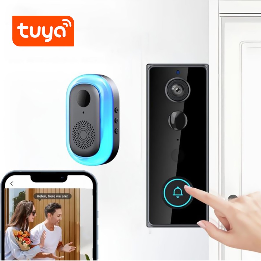 Smart Wireless Video Doorbell with PIR Motion Sensor