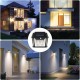 Solar Outdoor Wall Interaction Lamp Light (HW 999-2W)