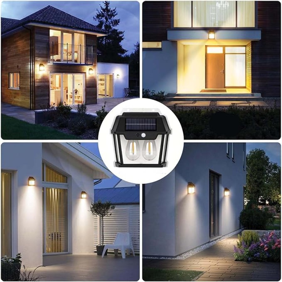 Solar Outdoor Wall Interaction Lamp Light (HW 999-2W)
