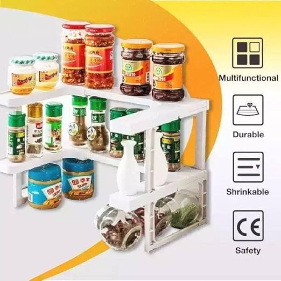 Spices Shelf Patented Stackable Organizer Spices Shelf Patented Stackable Organizer