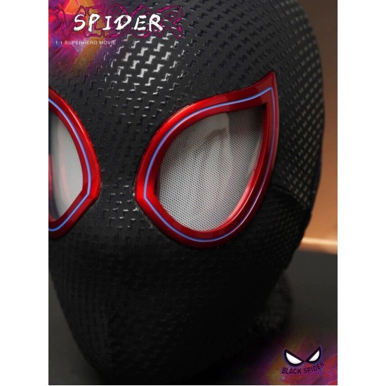 Spider Man Far From Home Miles Morales Mask Blinking Eyes With Remote