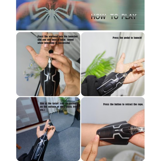 Spider man Web Shooters Launcher