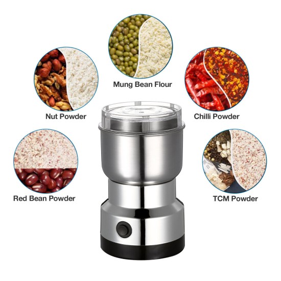 Portable Electric Coffee Bean Grinder 300W