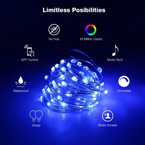 Smart String Fairy Lights - 10M