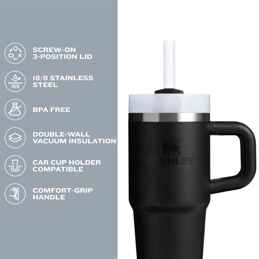 Stanley Quencher H2.O Flowstate Tumbler 20Oz - Black
