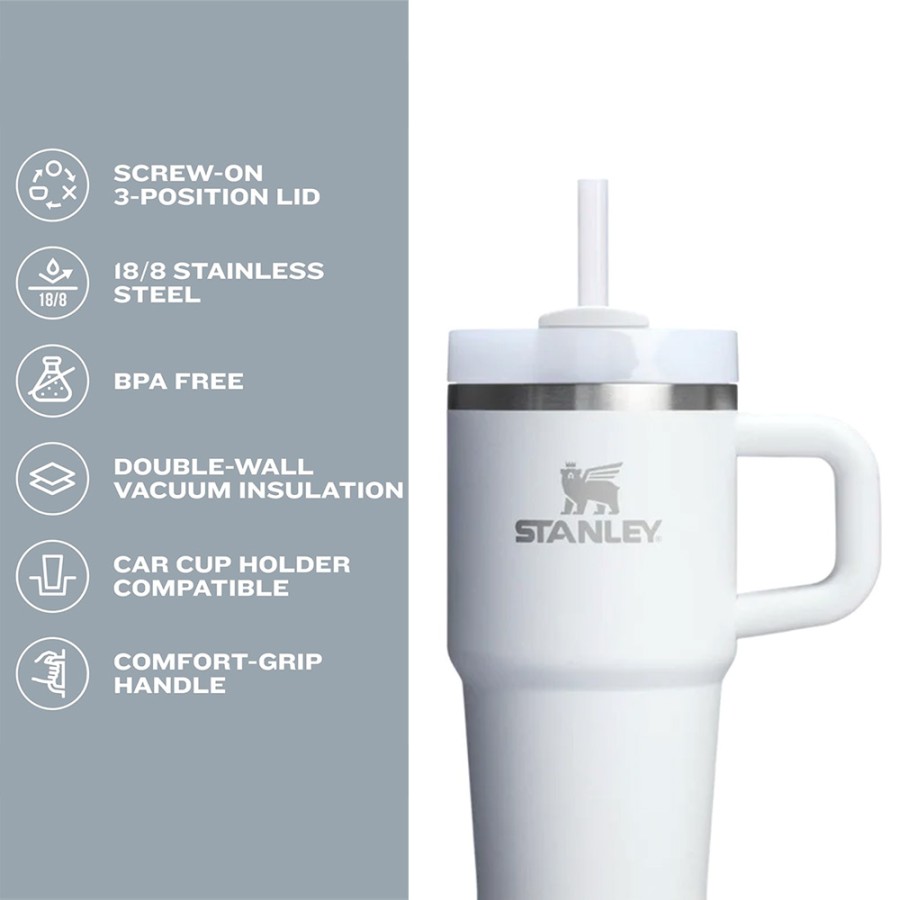 Stanley Quencher H2.O Flowstate Tumbler 20Oz - White