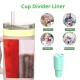 2-in-1 Drink Separator Silicone Liner for Stanley Cup 300ml / 30oz