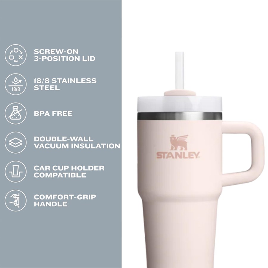 Stanley Quencher H2.O Flowstate Tumbler 20Oz - Pink