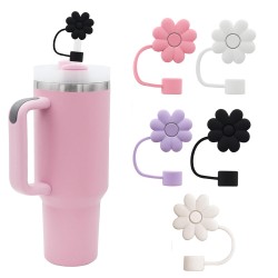 Flower Straw Covers Toppers for Stanley Cups 30/40 Oz Tumbler - 1pcs Flower Straw Covers Toppers for Stanley Cups 30/40 Oz Tumbler - 1pcs