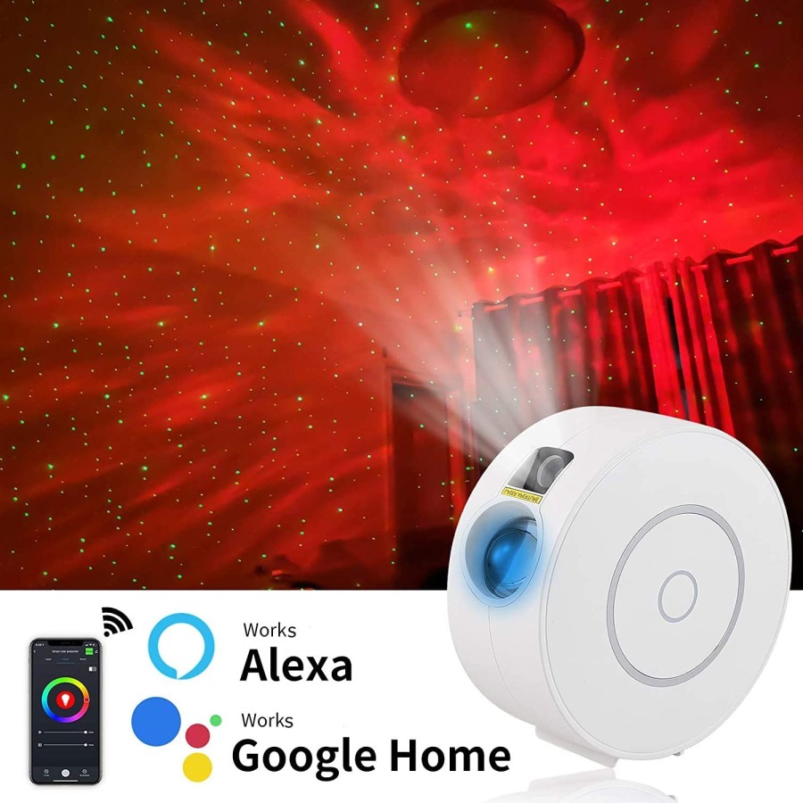 Smart Star Projector Galaxy Light Compatible with Alexa, Google Home,Control by App STARRY