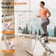 Adjustable Fitness Stepper with Display Screen - White