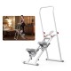 Adjustable Fitness Stepper with Display Screen - White
