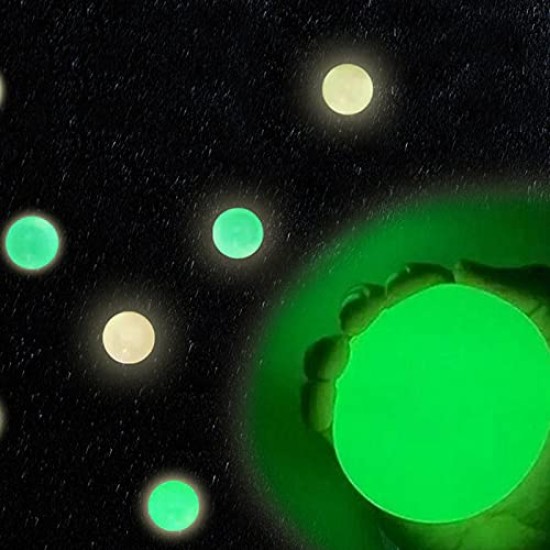 Stick & Splatter 6PCS Fluorescent Washable Luminous Ball
