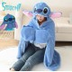 Disney Stitch Winter Warm Hoddie Blanket