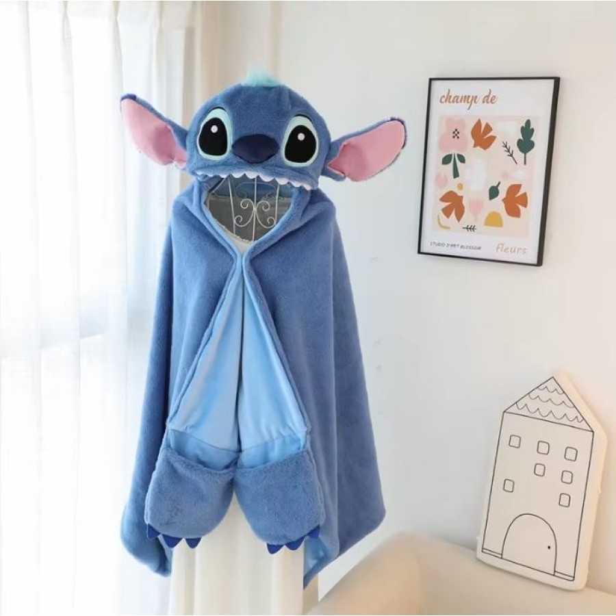 Disney Stitch Winter Comfy Hoddie Blanket