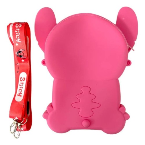 Kawaii Pink Stitch Silicon Bag - 27cm