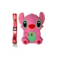 Kawaii Pink Stitch Silicon Bag - 13cm