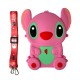 Kawaii Pink Stitch Silicon Bag - 27cm