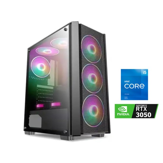 Striker Gaming PC 11th Gen, Intel i5, 256GBSSD, 1TB HHD (RTX 3050 8GB)