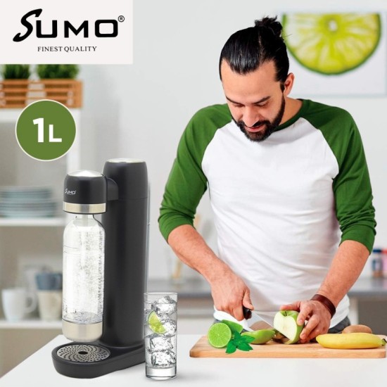 Sumo Soda & Sparkling Water Maker with CO2 Gas Cylinder (With Gas)