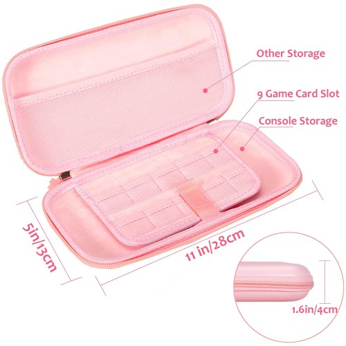 Protective Carry Case for Nintendo Switch Lite Pink Sakura