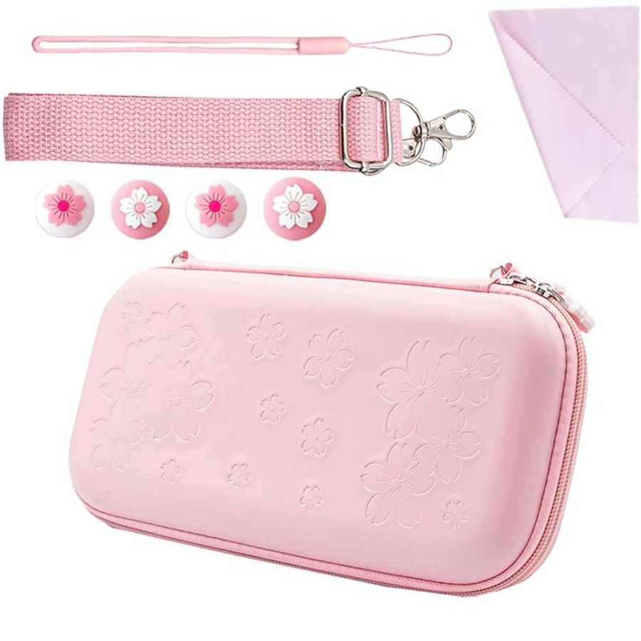 Protective Carry Case for Nintendo Switch Lite Pink Sakura