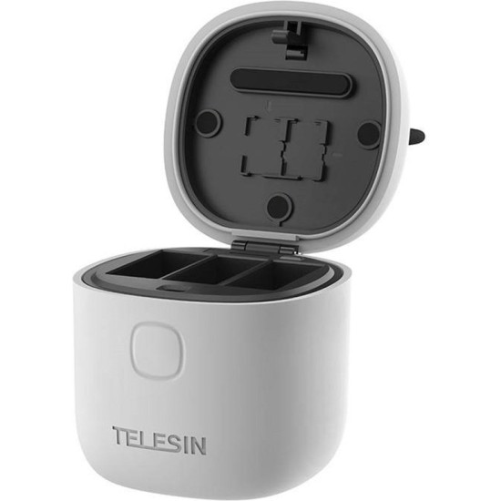 TELESIN 3 Slot Waterproof Charger Allin Box for GoPro Hero 9 / Hero 10 + 2 Batteries
