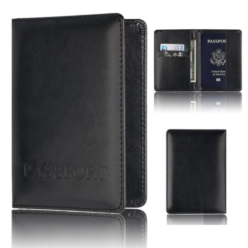 TRAVELER PASSPORT COVER PU LEATHER