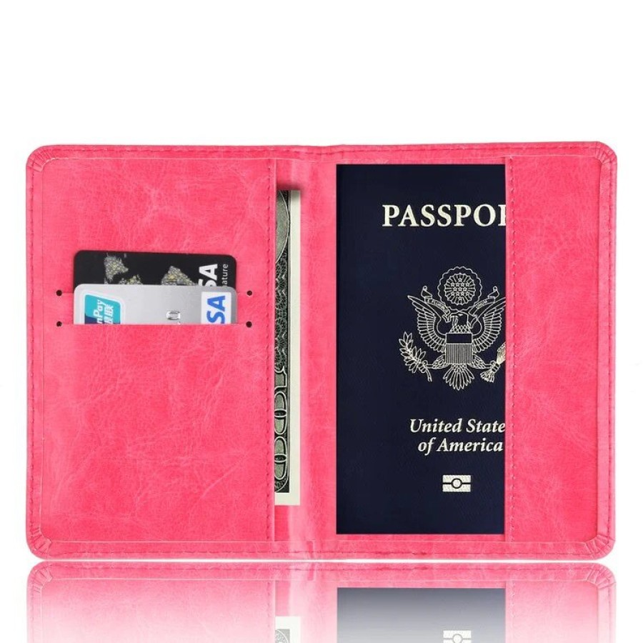 TRAVELER PASSPORT COVER PU LEATHER