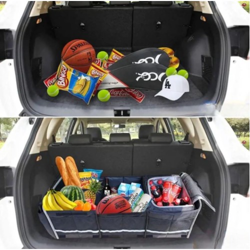 4 in 1 Car Trunk Organizer with Cooler Bag