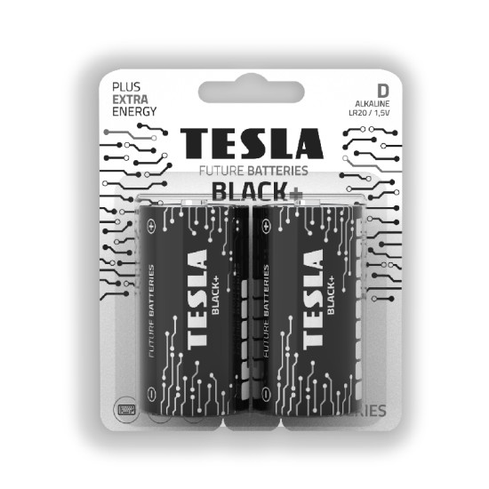 Tesla Batteries D2 Black 1,5V 2pcs