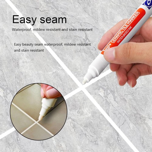 White Waterproof Ceramic Tile Marker