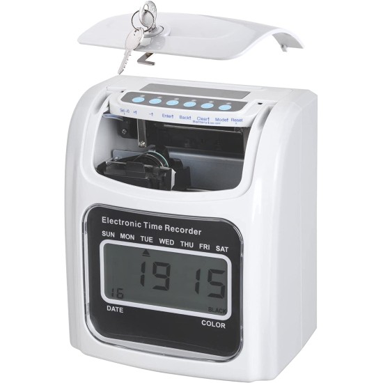 Time Recorder LCD Display Attendance Punch
