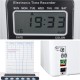Time Recorder LCD Display Attendance Punch