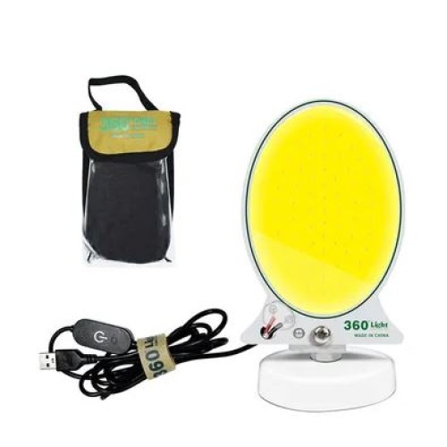 360 Light Dual Color Magnetic Base Portable Camping Light TM-24