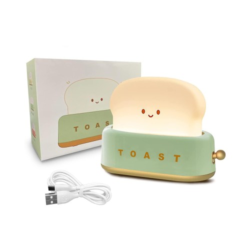 Toast Night Light Children Beside Bed Lamp