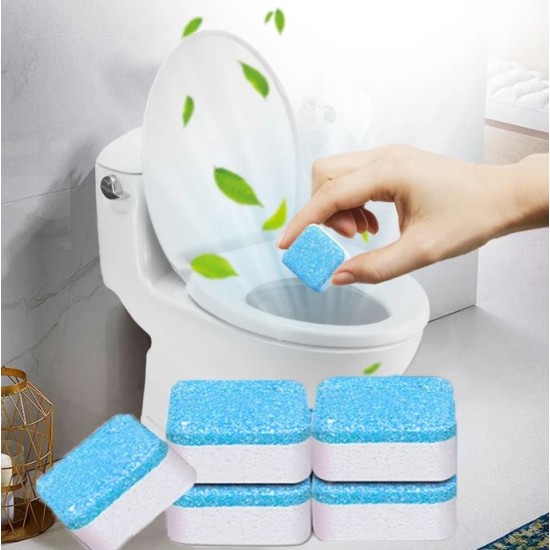 8Pcs Toilet Cleaning Effervescent Tablets