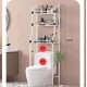 Three-layer Toilet Seat Organization and Storage Shelves