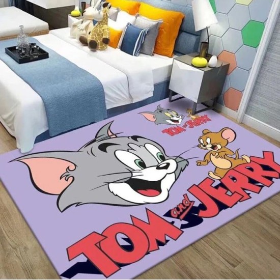 Tom & Jerry Gaming Room Decorative Carpet, size 120X160CM