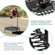 Adjustable Fitness Trampoline with T Shaped Handrail